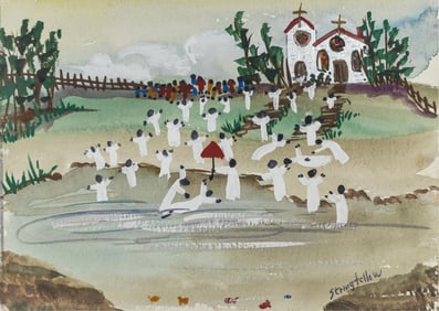 Allen Stringfellow, 1923-2004, Red Umbrella