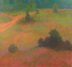 Richard Mayhew, 1924-2024, Backroad Blues