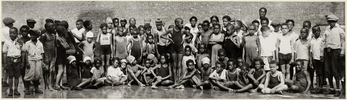 James Vanderzee, 1886-1983, Swimming Team, Harlem