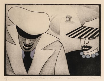 Camille Billops, 1933-2019, Smoke and Blue