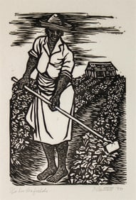 Elizabeth Catlett, 1915-2012, In the Fields