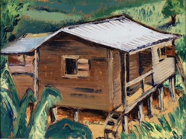 Claude Clark, 1915-2001, House in Valley , Puerto Rico