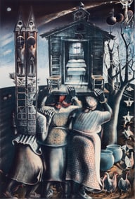 John Biggers, 1924-2001, Upper Room