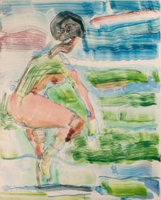 Romare Bearden, 1911-1988, Sun Bather