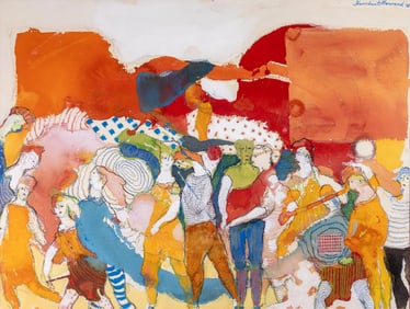 Humbert Howard, 1905-1990, untitled, Figure Group