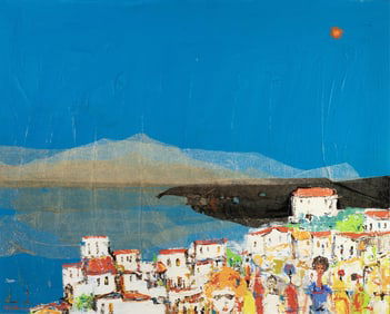 Alvin C. Hollingsworth, 1928-2000, Untitled Coastal Scene