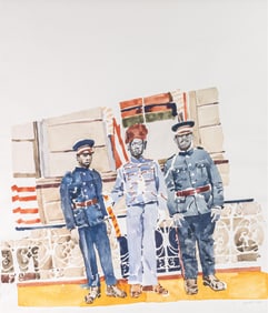 Richard Yarde, 1939-2011, untitled (Three Figures)