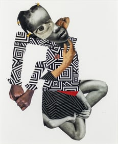 Deborah Roberts, b. 1962, We Heard the Thunder, no. 5