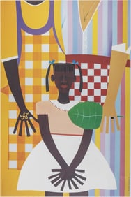 Varnette P. Honeywood, 1950-2010, Greens for Money, Peas for Luck