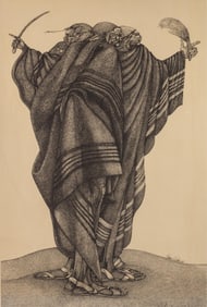 Charles Bibbs, b. 1952, Cloaks of the Herdsmen