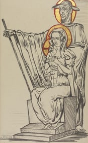 Allan Rohan Crite, 1910-2007, The Holy Family