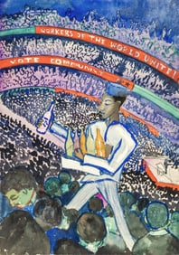 James Lesesne Wells, 1902-1993, collection of 6 drawings and a watercolor