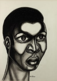 Berry Horton, 1917-1987, untitled, portrait of a man