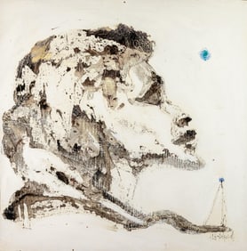 Alvin C. Hollingsworth, 1928-2000, Head of a Man