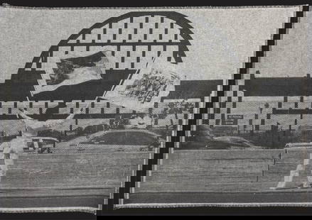 LaToya Ruby Frazier, b. 1982, Pier 54: A Human Right to Passage: LaToya Ruby Frazierb. 1982Pier 54: A Human Right to Passage2014/2015lithograph on denim16-1/2 x 24 inchesaccompanied by a certificate of authenticitysigned and edition of 25