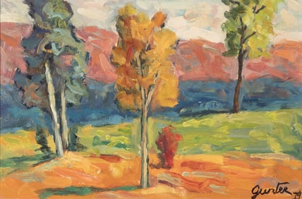 Lester Gunter, b. 1936, untitled Landscape