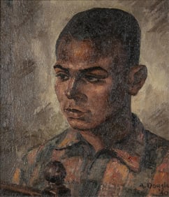Aaron Douglas, 1899-1979, Portrait of a Boy