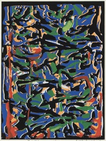 David C. Driskell, 1931-2020, Pine Trees in the Night