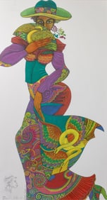 Charles Bibbs, b. 1948, Rhythms of Color
