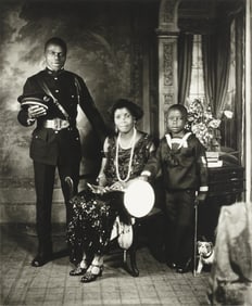 James Vanderzee, 1886-1983, untitled (Garveyite Family, Harlem)