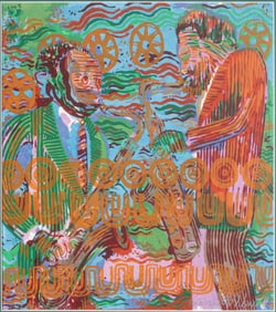 Wadsworth Jarrell, b. 1929, Day of the Gods