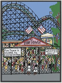 Faith Ringgold, 1930-2024, For Whites Only