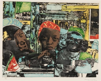Romare Bearden, 1911-1988, The Train
