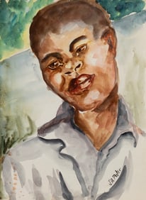 James Amos Porter, 1905-1970, Portrait of a Young Man