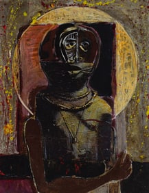 David Clyde Driskell, 1931-2020, African Sentinel