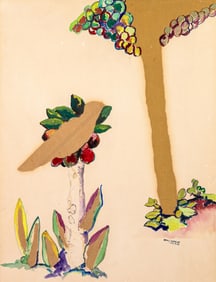 Benny Andrews, 1930-2006, Bird in a Tree