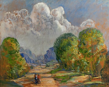 John Wesley Hardrick, 1891-1968, A Couple on a Path