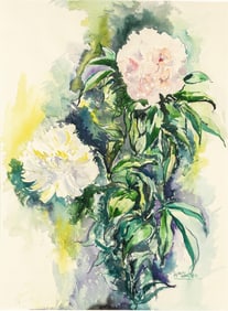 William Sylvester Carter, 1909-1996, untitled, Still life of Carnations