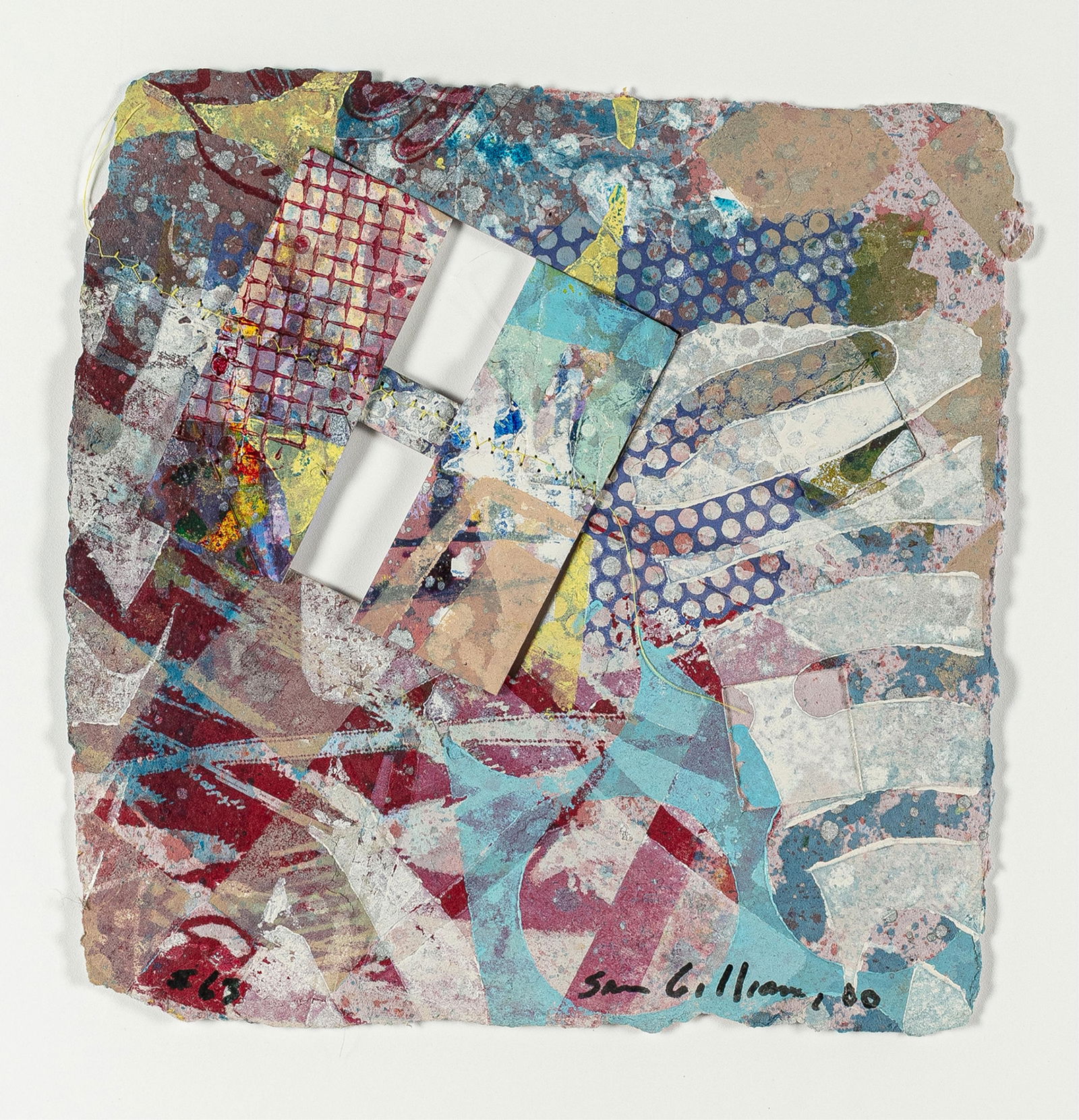 Sam Gilliam, 1933-2022, H Series (1 of 2)