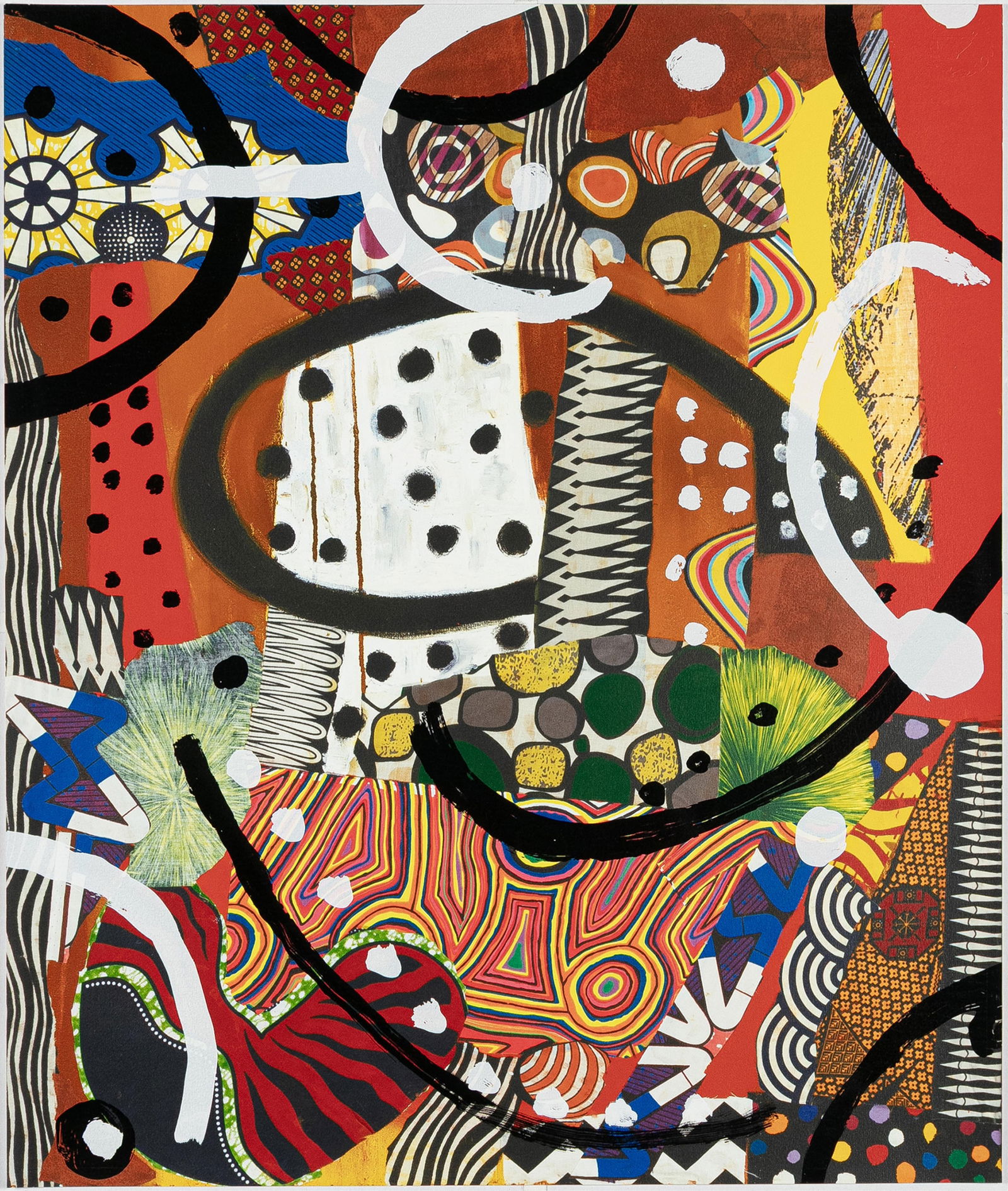 Danny Simmons, b. 1953, Deeper Desire II: Danny Simmonsb. 1953Deeper Desire II2018serigraph and digital print26 x 22 inchessigned, dated, titled and numbered 14/26