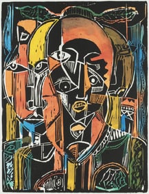 David Driskell, 1931-2020, Mask Series II