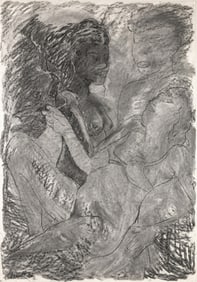 Robert Colescott, 1925-2009, Ladies in Waiting