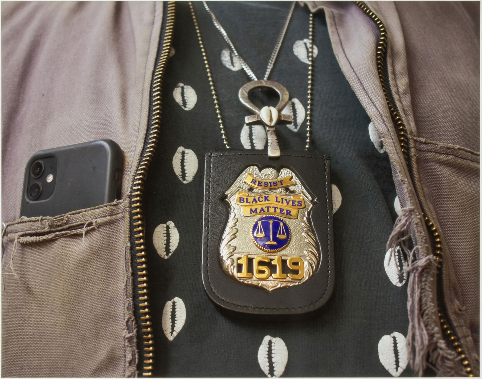 Nari Ward, b. 1963, American Precinct: Witness to Protect: Nari Wardb. 1963American Precinct: Witness to Protect2020digital print11 x 14 inchesstamped verso Nari Ward Studio and for NOLA P-5 (Prospect 5)dated and numbered 47/54American Preci