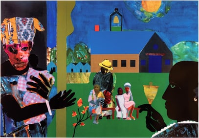 Romare Bearden, 1911-1988, School Bell Time