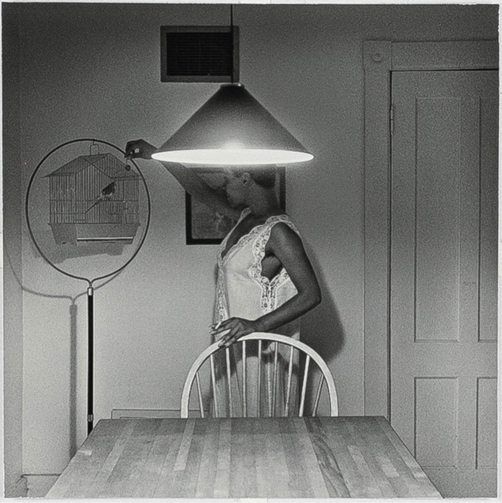 Carrie Mae Weems, b. 1953, untitled, Woman Feeding Bird: Carrie Mae Weemsb. 1953untitled, Woman Feeding Bird1990/2022inkjet print on Hahnemuhle paper7-1/2 x 7-1/2 inchessigned on versoedition of 200Published by Radius Books, Santa Fe, NM