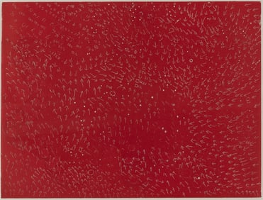 Howardena Pindell, b. 1943, Number Series #2