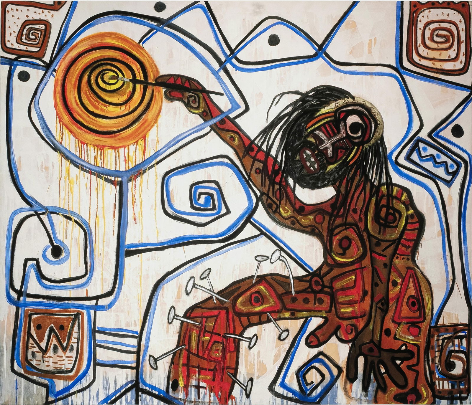 Danny Simmons, b. 1953, untitled: Danny Simmonsb. 1953untitled2022lithograph30-3/4 x 36 inchessigned, dated, and numbered 5/5