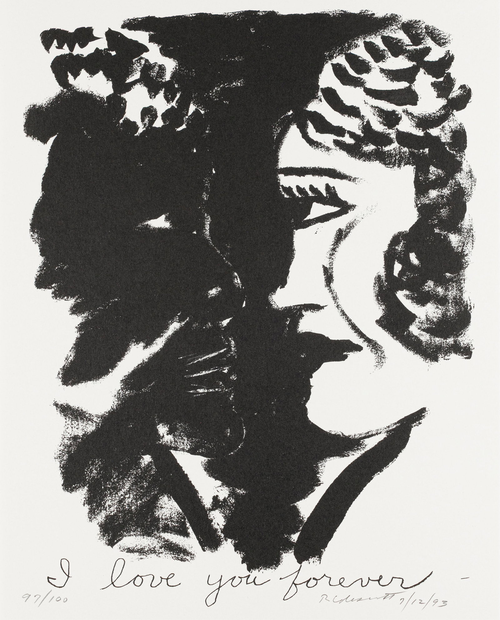 Robert Colescott, 1925-2019, I Love You Forever (1 of 1)