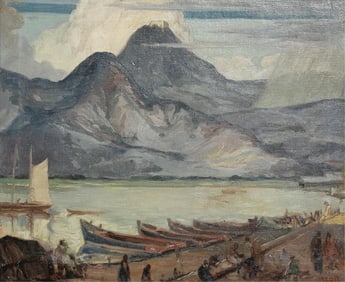 William Edouard Scott, 1884-1964, The Citadel, Haiti