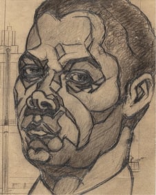 Dox Thrash, 1893-1965, Self-Portrait