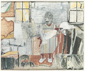 Romare Bearden, 1911-1988, Ritual Bayou (Carolina Interior)