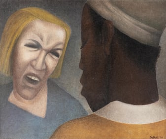 Elizabeth Catlett, 1915-2012, untitled, Confrontation