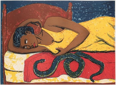Alison Saar, b. 1956, Black Snake Blues