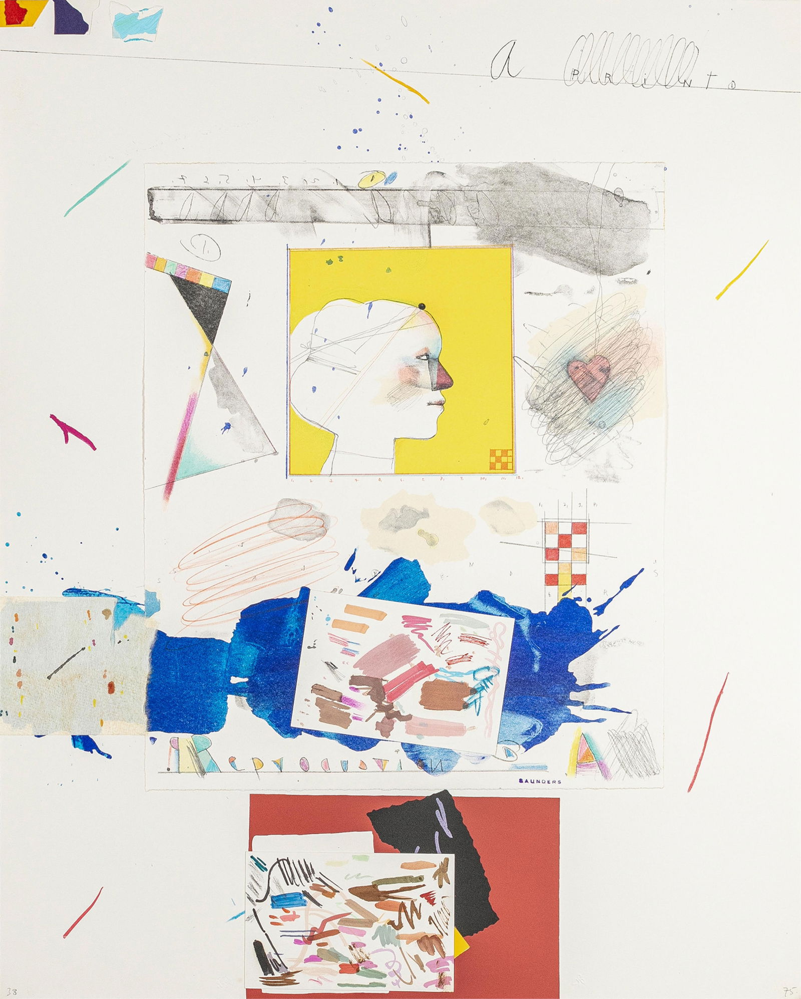 Raymond Saunders, 1934-2025, untitled (1 of 1)