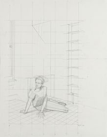 Kerry James Marshall, b. 1955, Compositional Study for SOB,SOB