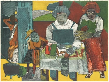 Romare Bearden, 1911-1988, The Family